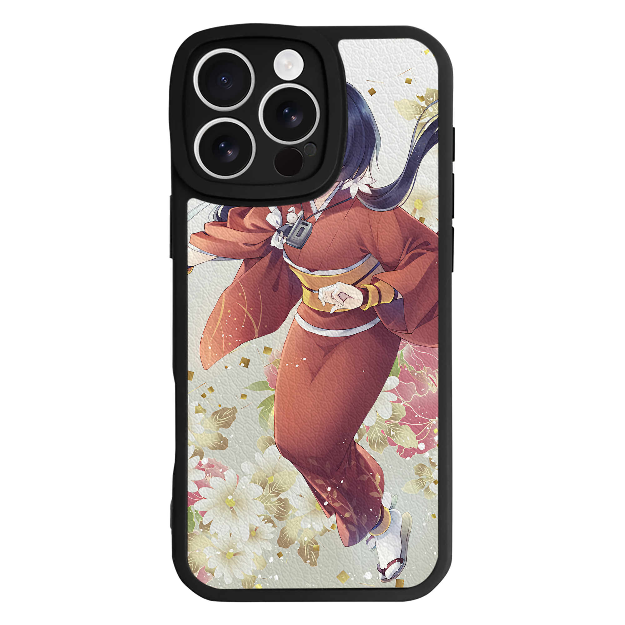 （画像用） 文豪ストレイドッグス Bungo Stray Dogs 【iPhone 16シリーズ対応】シリコンスマホケース（レザー調） 材質：シリコン